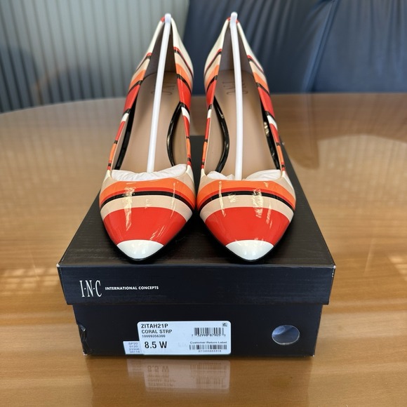 INC International Concepts Zitah 21P Coral Stripe 8.5 W‎